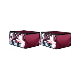 Stylista Maroon & Black 2 Pieces Water Resistant Zippered Multi-Utility Organisers-picture-15