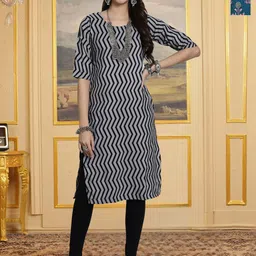 HERE&NOW Pack Of 2 Ethnic Motifs Printed Straight Kurta-picture-35