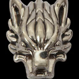 Curren Wolf Head Brooch-picture-36