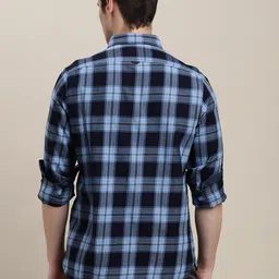 Turtle Tartan Checked Relaxed Pure Cotton Slim Fit Shirt image 2