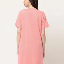 DDASPRATION Women Floral Printed Round Neck Cotton Oversized T-shirt image 5