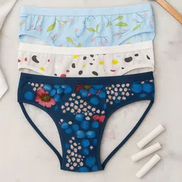 FiveFlag Pack of 3 Printed Mid-Rise Hipster Briefs-picture-12