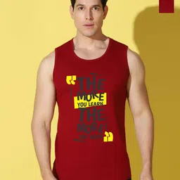 WOOSTRO Men Pack of 2 Typography Printed Round Neck Cotton Slim Fit T-shirts-picture-26