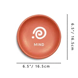 Almiro Tree Set of 6 Self Affirmations Terracotta Wall Plate image 4