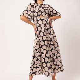 DressBerry Muted Luxury Floral Fancy Breezy Vibes Dress image 2