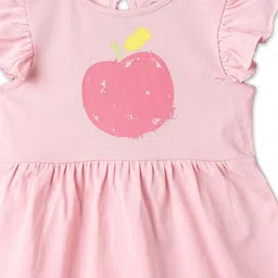 Nauti Nati Print Flutter Sleeve A-Line Dress image 4