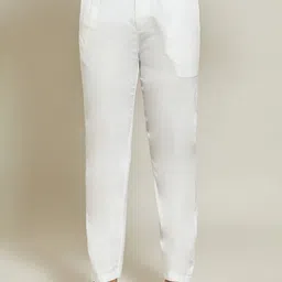 Arihant Rai Sinha Men Regular Linen Kurta with Trousers image 3