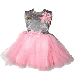 kids fashion hub Floral Fit & Flare Dress-image-21