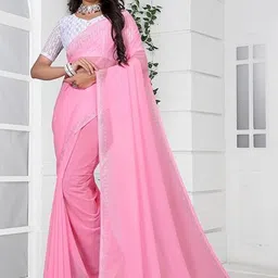 Dream Crushers Sequinned Pure Georgette Saree-picture-41