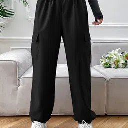 CORSICA Women Loose Fit High-Rise Trousers-picture-34