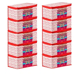 AMAK INC Red Fabric Multi-Utility Wardrobe Organisers-picture-34