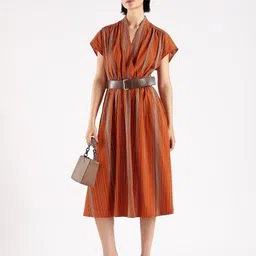 Calvin Klein Jeans Striped A-Line Dress image 1