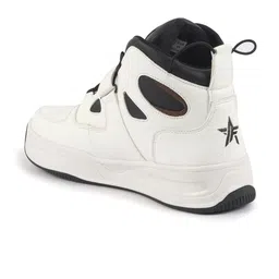 FAUSTO Men Colourblocked PU High-Top Sneakers image 5