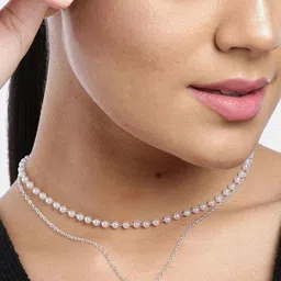 TheVineGirl Silver-Plated Layered Necklace image 2