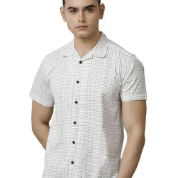 Voi Jeans Men Slim Fit Opaque Printed Casual Shirt-image-42