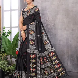 Lookmark Ethnic Motifs Printed Saree image 3