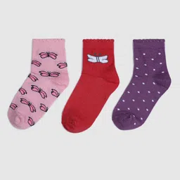 YK Infant Boys Pack Of 3 Patterned Ankle-Length Socks image 2