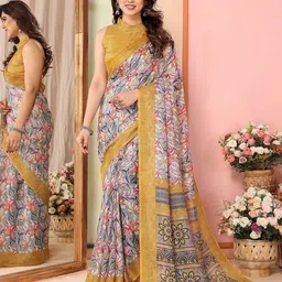 ROOP SUNDARI SAREES Floral Printed Kota Saree-image-85