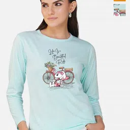 Metronaut Women 2 Printed Bio Finish Applique T-shirt-picture-31