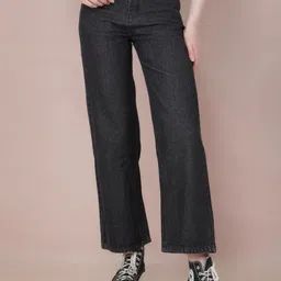 Crimsoune Club Women Wide Leg Stretchable Jeans-image-79