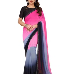 Moda Rapido Dyed Ombre Embellished Beads and Stones Saree-picture-26