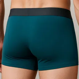 HRX by Hrithik Roshan Men Pack Of 2 Flexible Elastic Waistband Irritation-Free Trunks image 4