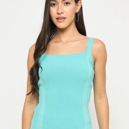 Madame Women Self Design Top-picture-40