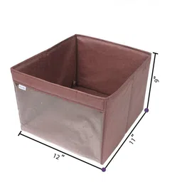 prettykrafts Brown 4 Pieces Reusable Multi-Utility Organisers image 3