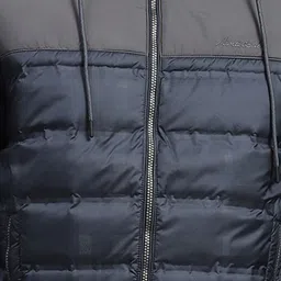 Monte Carlo Men Solid Mock Collar Detachable Hood Padded Jacket image 2