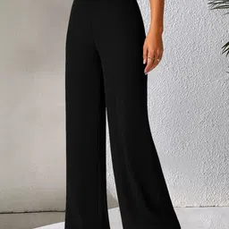 Moda Rapido Women Solid Regular Fit Trousers-picture-20