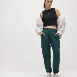 The Roadster Life Co. Women Mid-Rise Cargo-Styled Joggers image 5