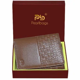 PB Pearlbags Men Genuine Leather Tri- Fold 8 Card Slots Wallet-picture-34
