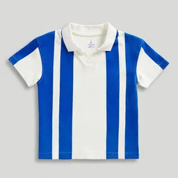 mothercare Boys Striped Polo Collar T-shirt-image-63