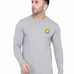Blisstone Men Solid Round Neck Cotton Slim Fit T-shirt-image-37