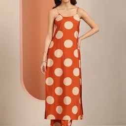 Libas Geometric Printed Round Neck Kurta With Palazzos-picture-13