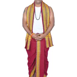 TUNI MANI Men Cotton Dhotis-image-82