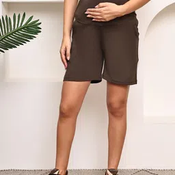 WELL KEPT Women Loose Fit High-Rise Shorts-image-14