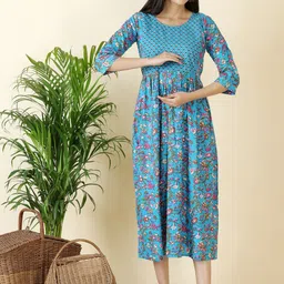 Moda Rapido Floral Print Fit & Flare Maxi Dress-picture-19