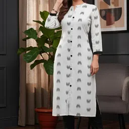 sunbright Women Khadi Cotton Kurta Pant Set-picture-41