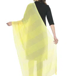 A R SILK DUPATTA HUB Woven Design Leheriya Dupatta with Zari image 3