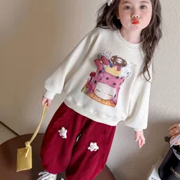 LULU & SKY Girls Printed Trousers image 2