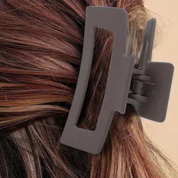 FHONEX Women Set of 4 Matt Finished Claw Clip image 4