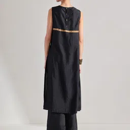 Pink Fort Women Solid Kurta with Trouser image 4