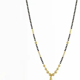 Bhanu diam Gold-Plated Brass Mangalsutra image 3