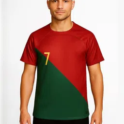 dostitch Men Portugal Home Kit Ronaldo 7 Football Jersey-picture-12