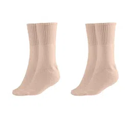 MUKHAKSH Beige Cotton Socks-picture-22