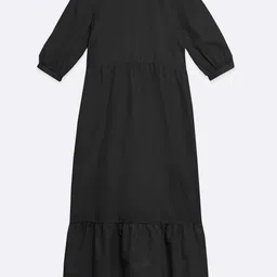 Krunal Raiyani Women Round Neck Fit & Flare Dress image 3