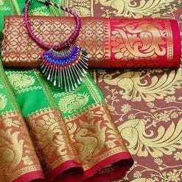 jayant creation Green Art Silk Barasi Sarees-picture-37