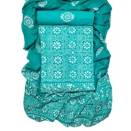 Farooq Dyeing Printed Pure Cotton Unstitched Dress Material image 4