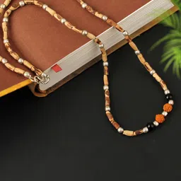 SANAA CREATIONS Unisex Pearls Beaded Minimal Necklace-picture-23